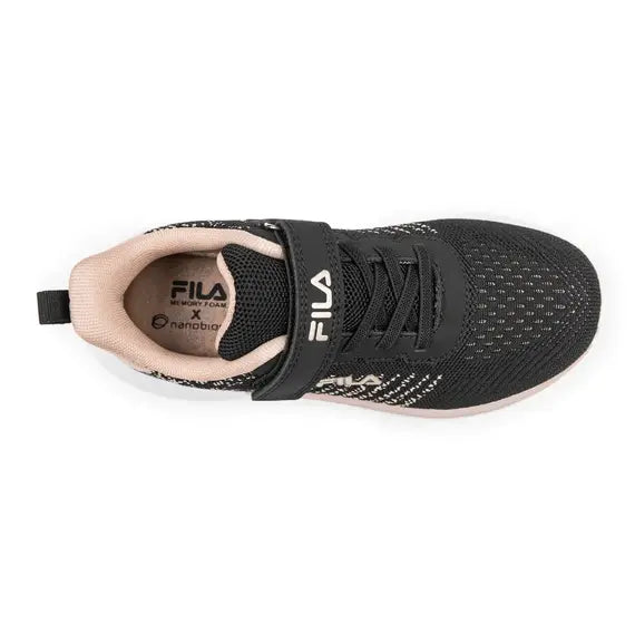 FILA Fast 7 Nanobionic Velcro – Black / Pink
