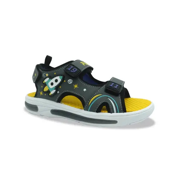 FILA Rocket Velcro Lights – Black / Yellow