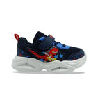 FILA Dino Velcro Lights – Navy / Red