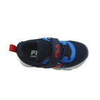 FILA Dino Velcro Lights – Navy / Red