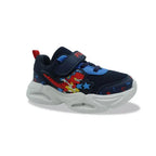 FILA Dino Velcro Lights – Navy / Red