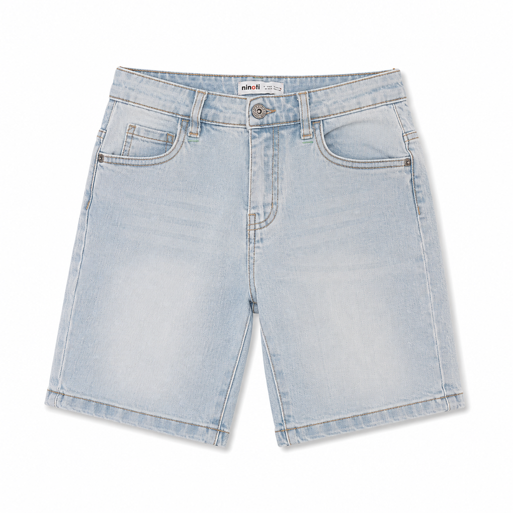 Τζιν Βερμούδα Αγοριού Light & Blue Denim